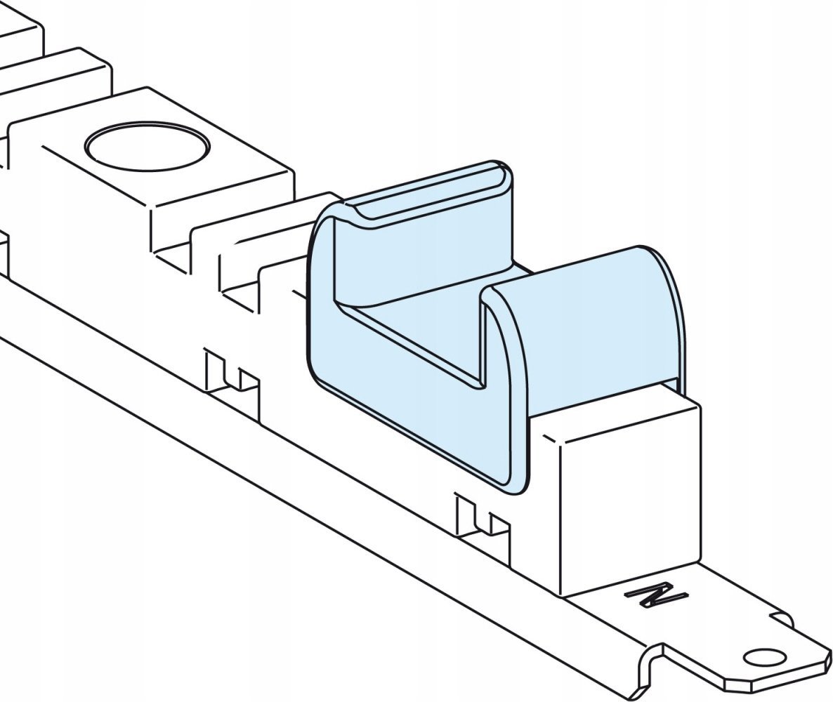 Schneider Electric Ograniczniki do wspornika dolnego szyny LINERGY LGYE 4000A LVS04659 /12szt./