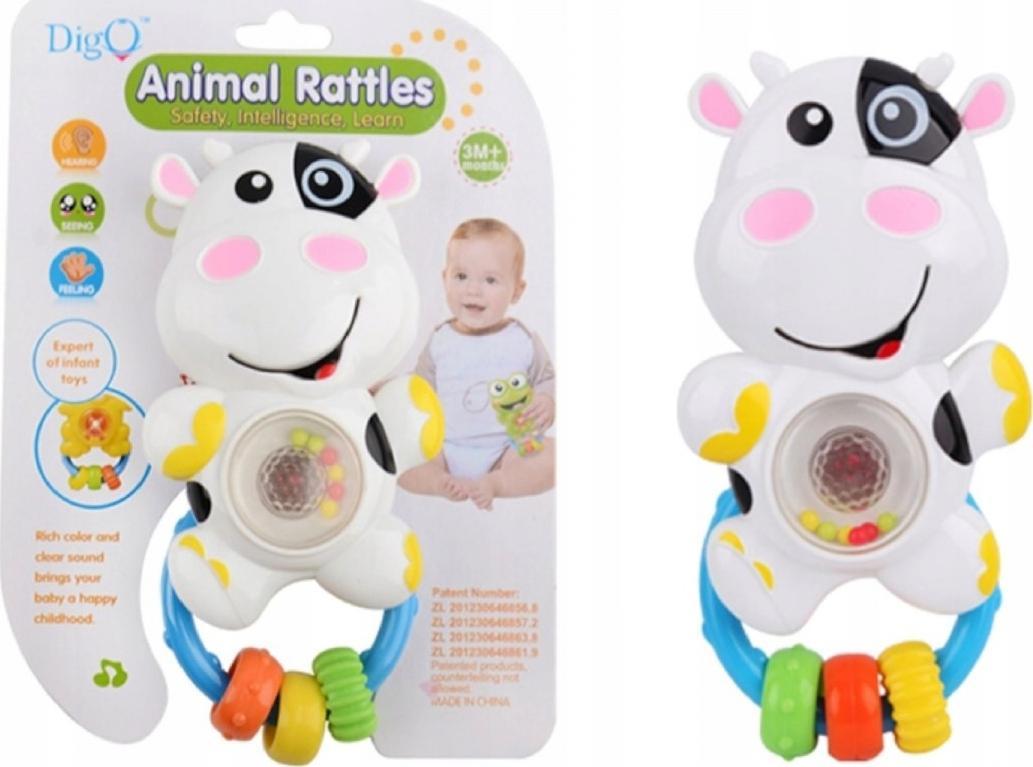 LUXMA GRZECHOTKA SENSORYCZNA KRÓWKA MELODYJKI ŚWIATŁA 81