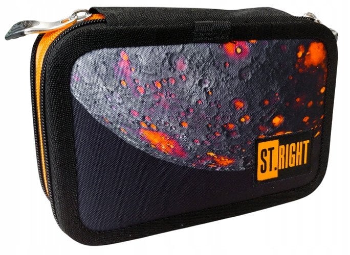 Piórnik potrójny z wyposażeniem ST.RIGHT PC-05 Volcanic Moon