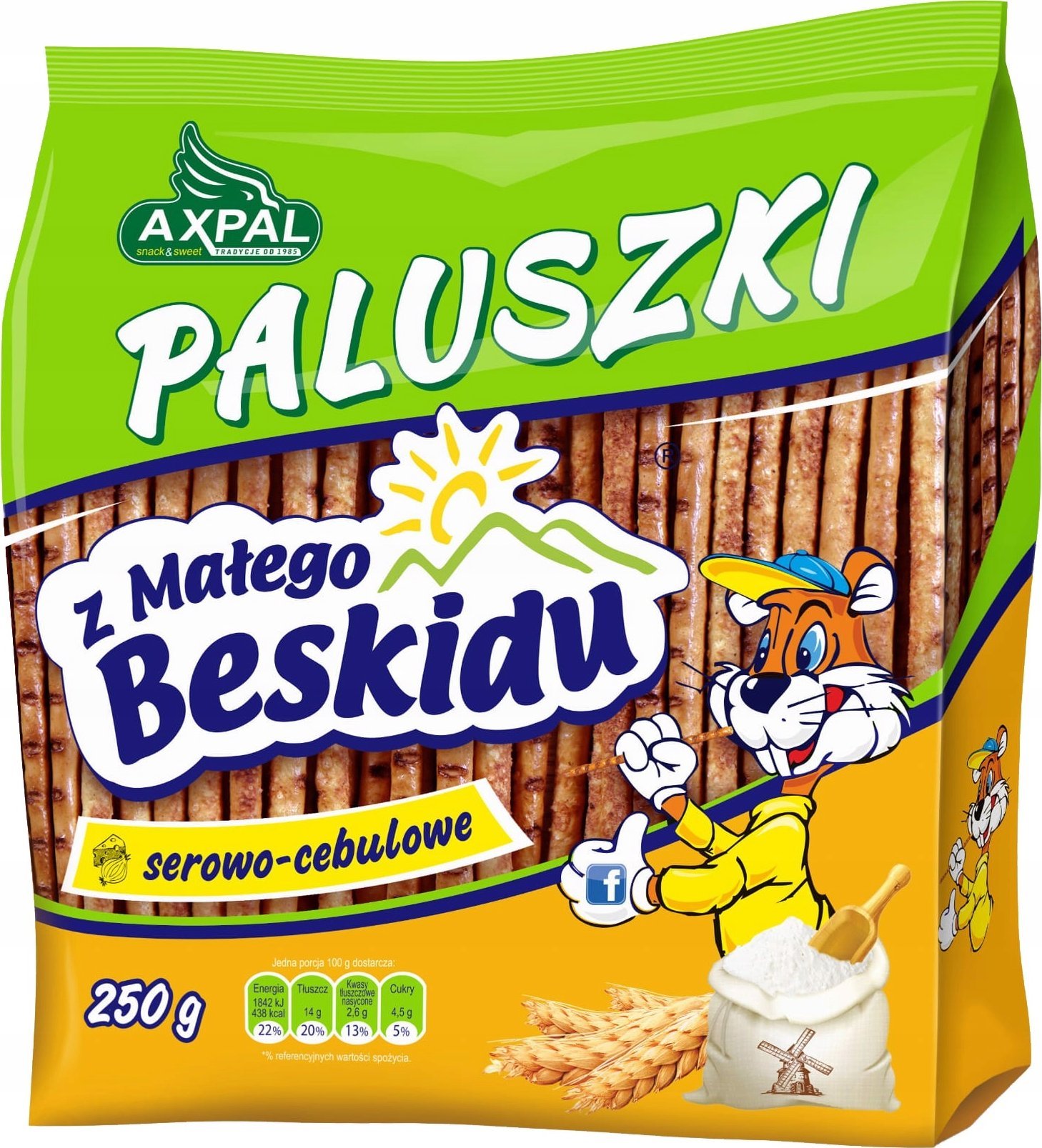 Axpal Axpal - Paluszki serowo-cebulowe z Małego Beskidu 250g