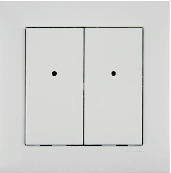 ELKO EP iNELS RF Control 4-kanałowy bezprzewodowy łącznik, komplet biały z serii BASE - RFWB-40/G