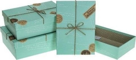 Teka Pudełko prezentowe PUG-23277-PR 3szt ROZETTE