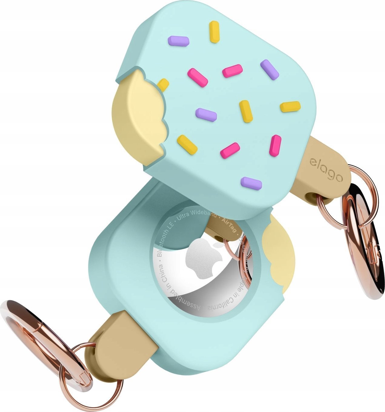 Elago AirTag Ice Cream Case - etui do AirTag miętowe