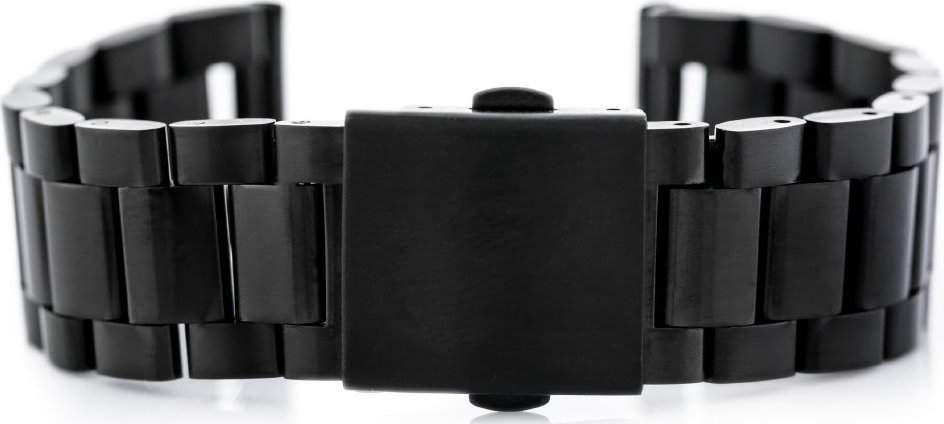 Bransoleta Pacific Model 1 solid - czarna 18mm