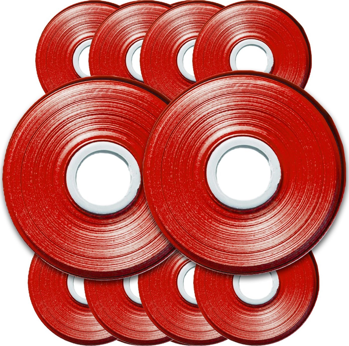 Zestaw 10x Taśma do zszywacza Heckermann HM-8105 Czerwona