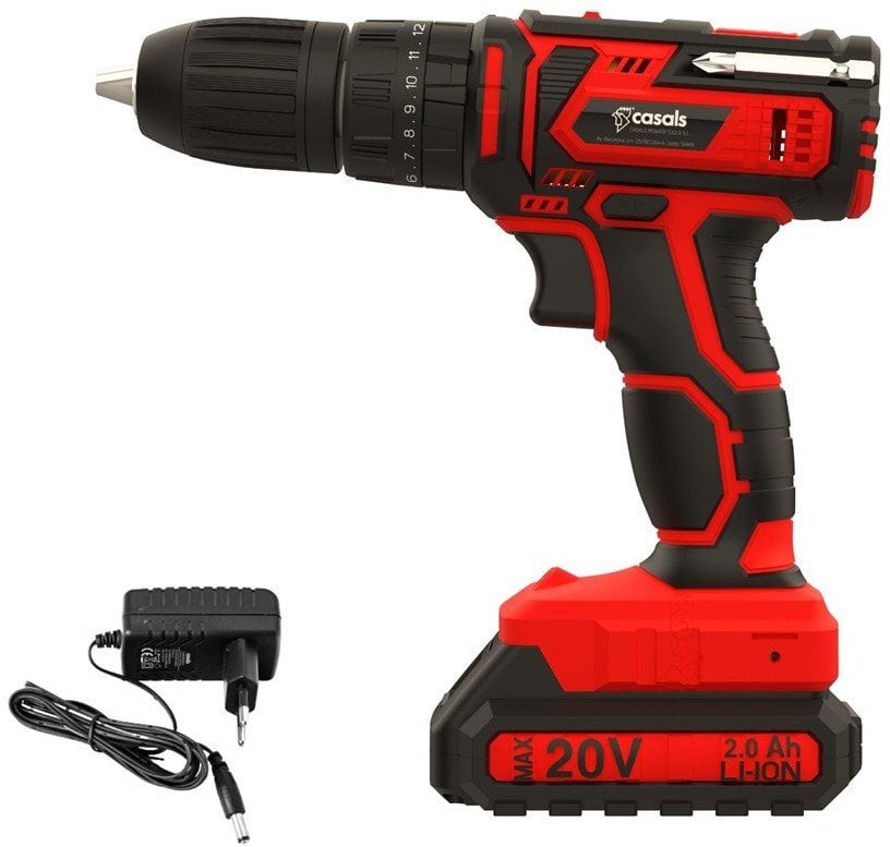 Wkrętarko-wiertarka bezprzewodowa akumulatorowa 20V CASALS CID2050B
