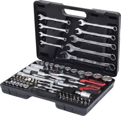 KS Tools KS Tools 1/4 +1/2 Socket Wrench-Set 82-pieces