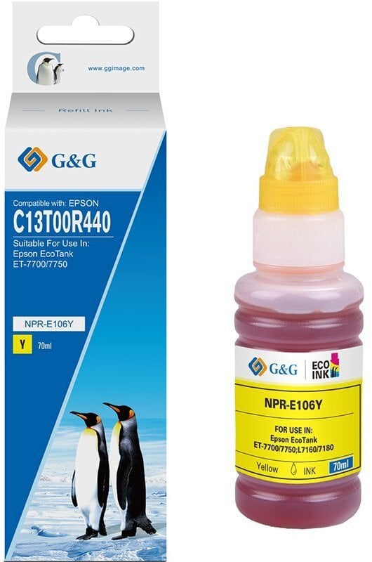 Tusz G&G kompatybilny ink / tusz z C13T00R440, NPR-E106Y, yellow