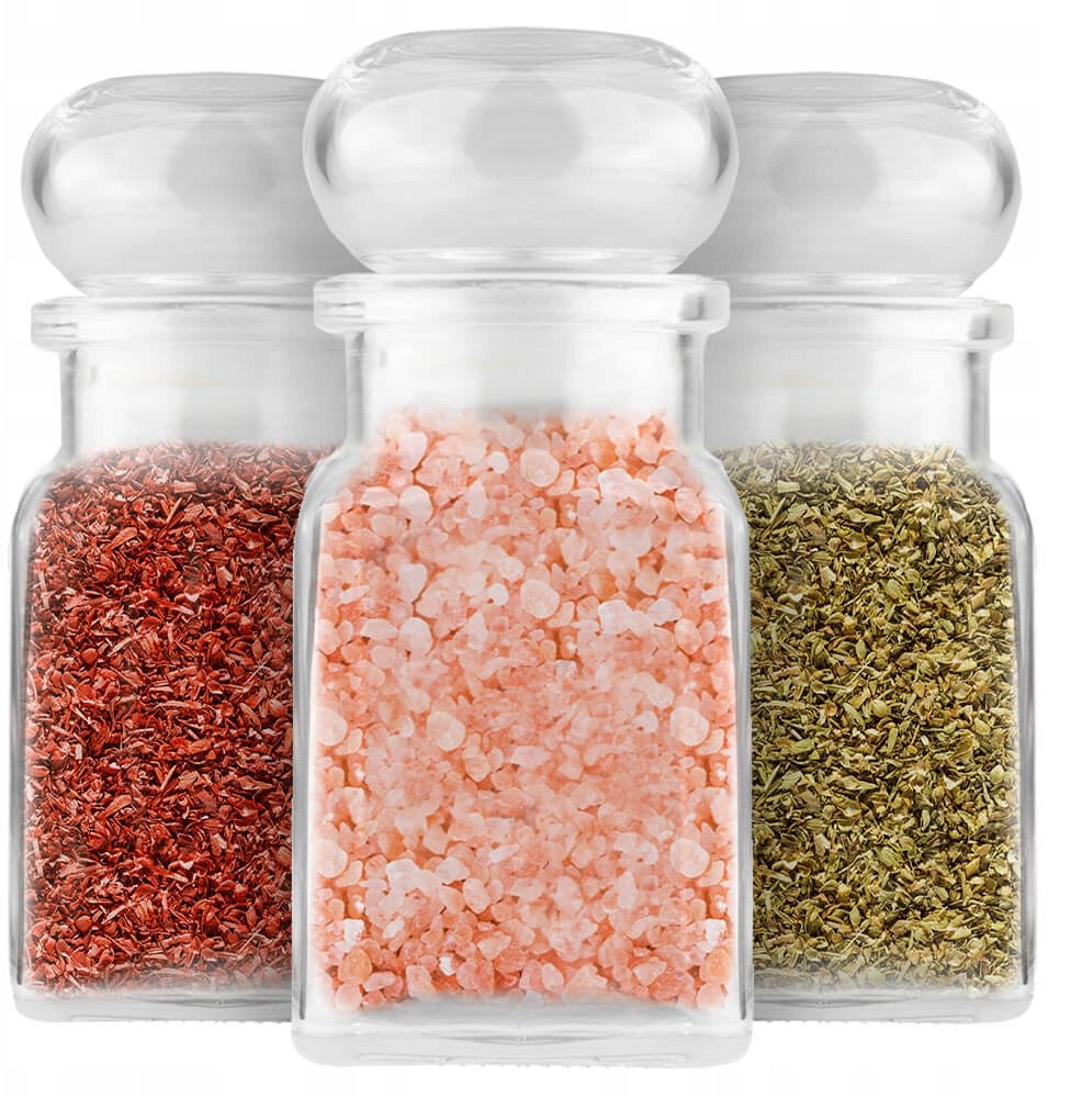 12X Słoiczki szczelne na przyprawy 150ml + pokrywa