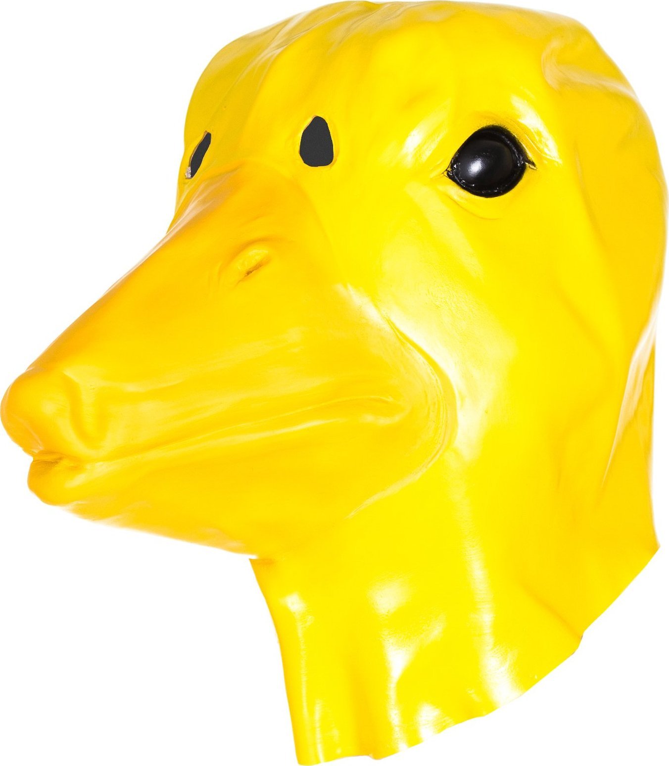 Korbi Profesjonalna lateksowa maska KACZKA głowa kaczki