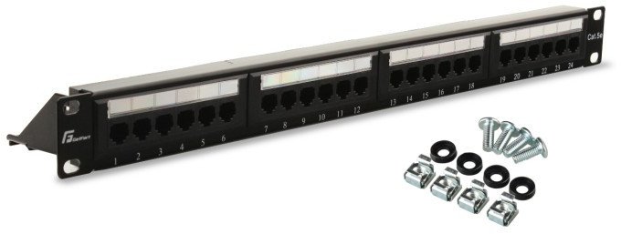 Patch Panel Utp Cat.5E 24 Porty Pgf-5Eutp24-B4 Getfort