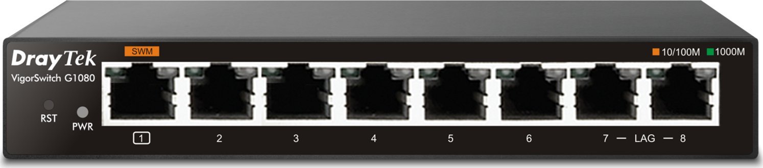 Switch DrayTek VigorSwitch G1080 (VSWITCHG1080-DE-AT-CH)