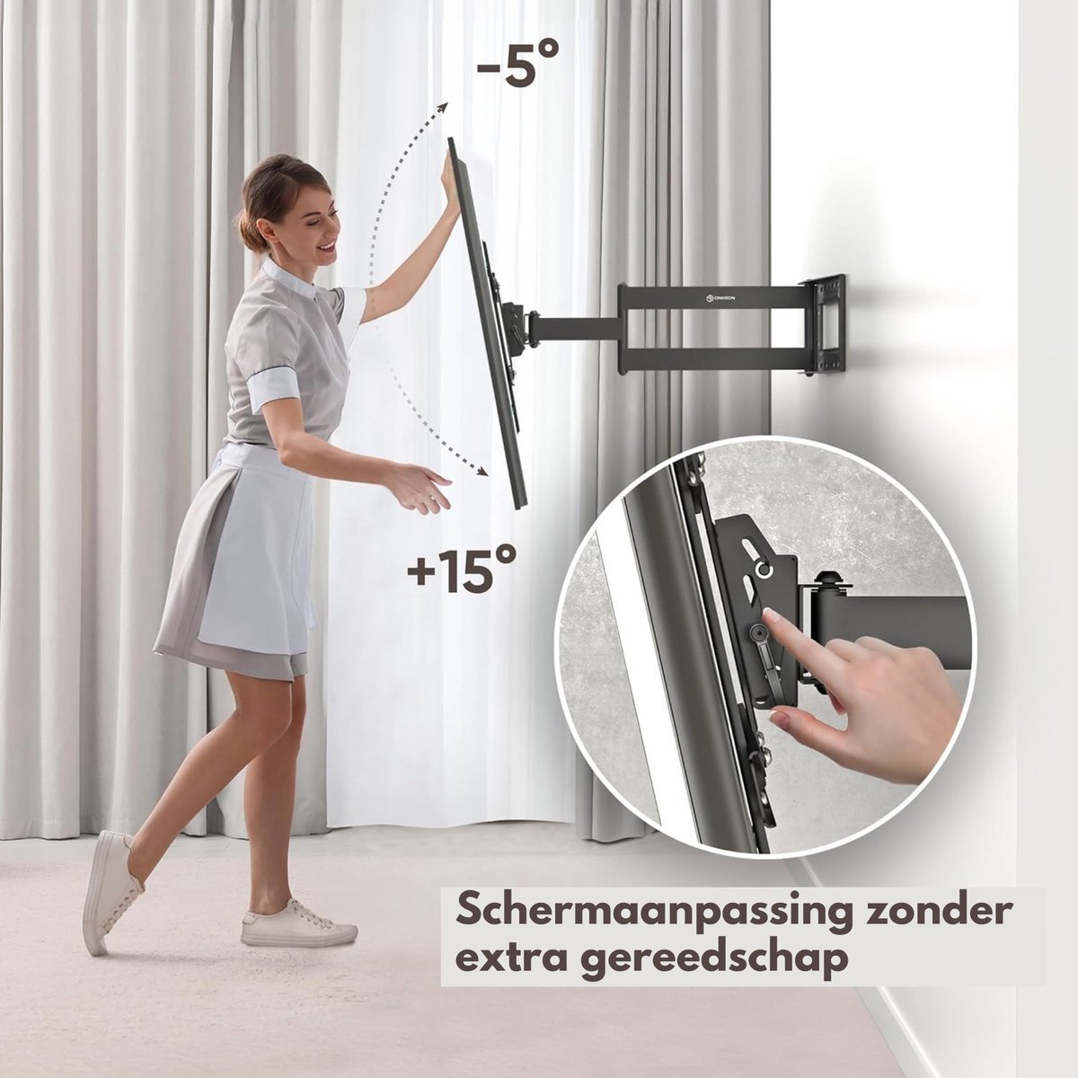 TV SET ACC WALL MOUNT/40-75"/BLACK M7L-B ONKRON M7L-B (4262392441052)