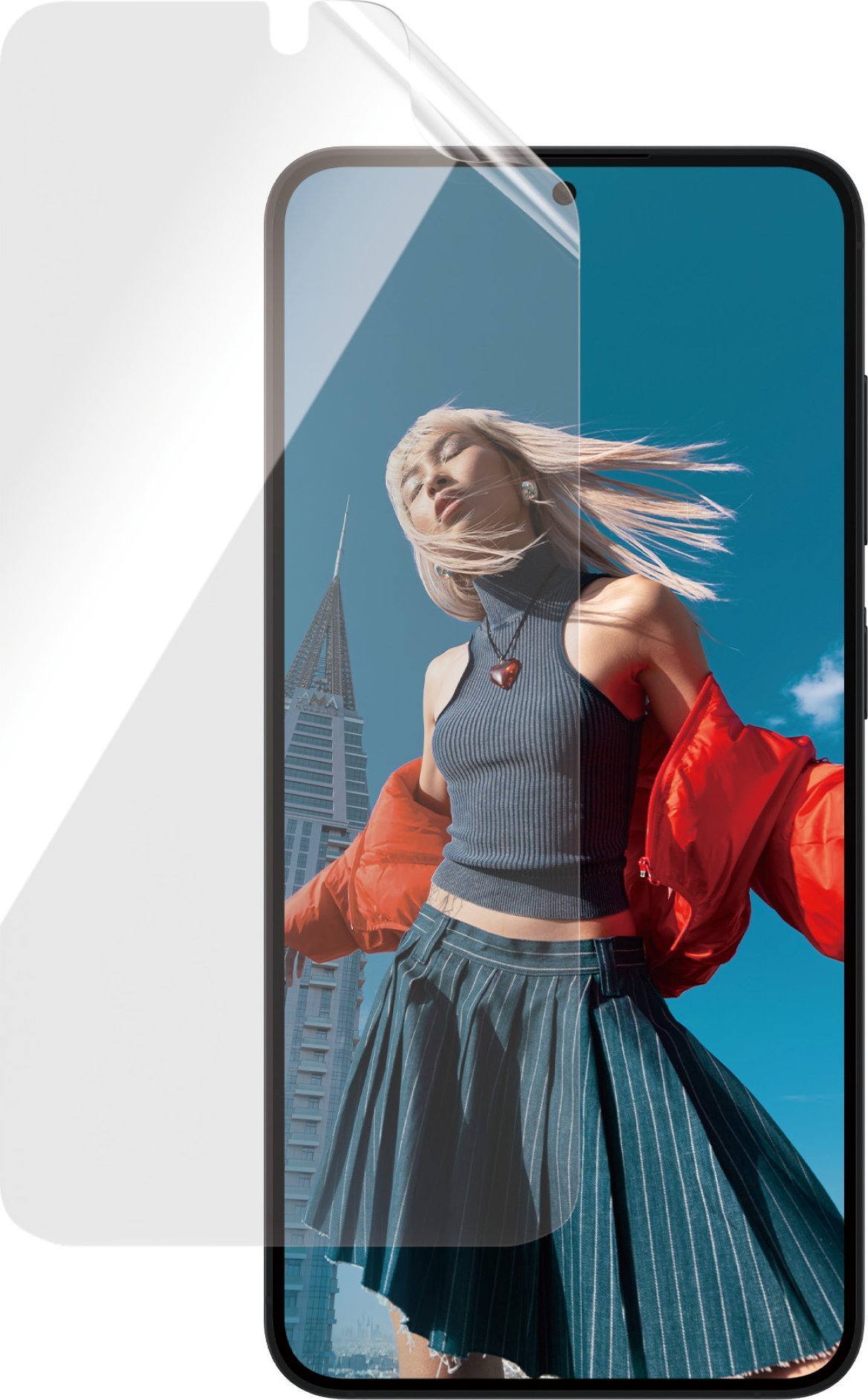 Szkło hartowane PanzerGlass Eco Matrix Ultra-Wide Fit do Samsung Galaxy S25