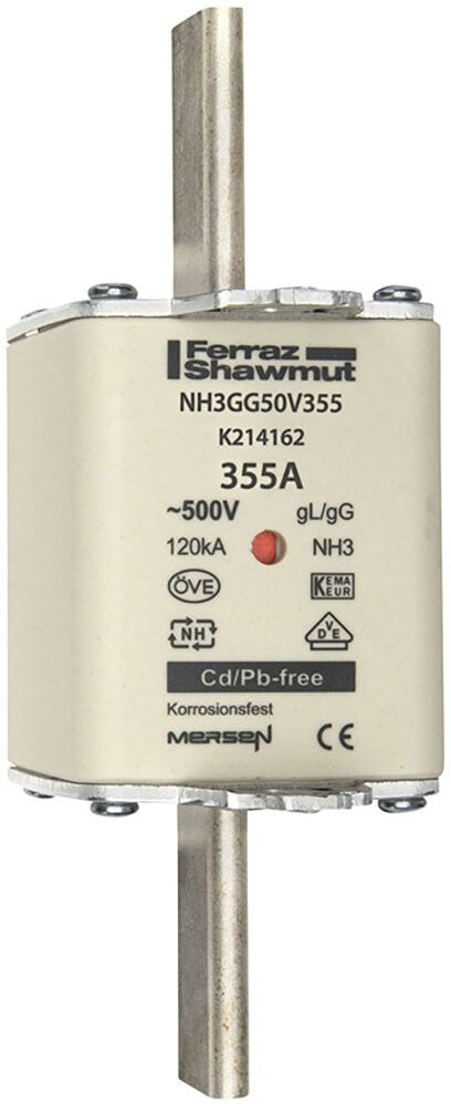 Wkładka bezpiecznikowa NH 3C 355A 500VAC gG K214162