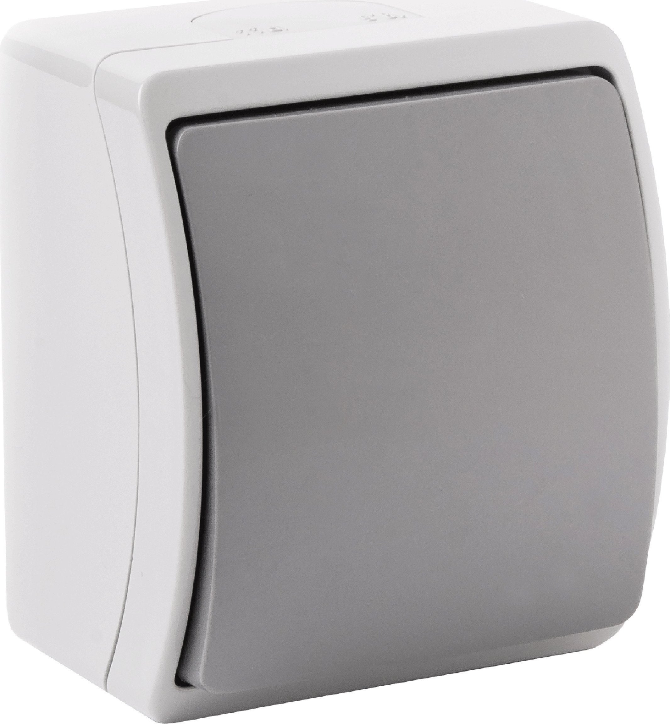 Orno Łącznik jednobiegunowy n/t AQUATIC, IP44, szaro-grafitowy, 10 szt.