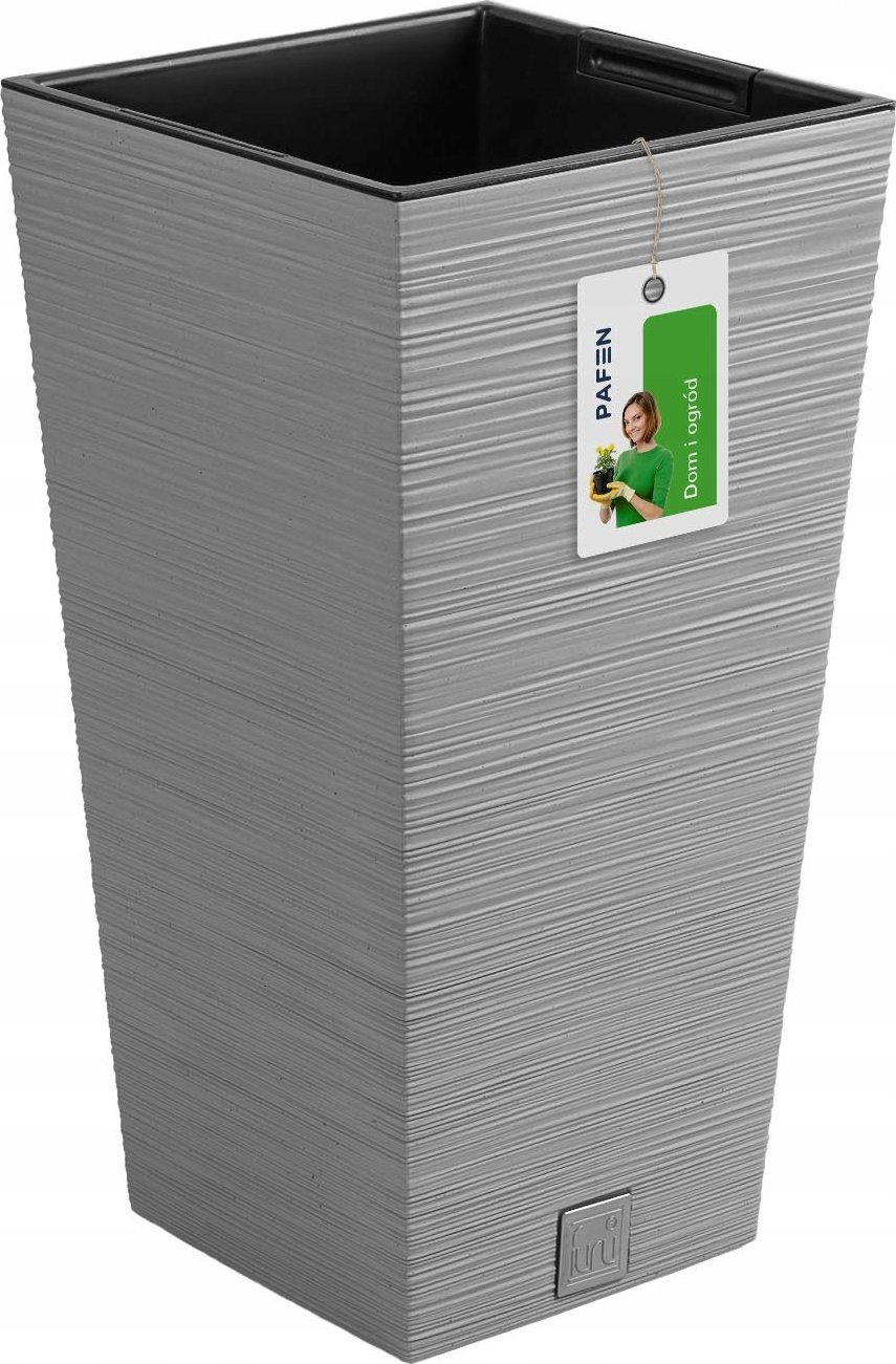Prosperplast Doniczka na kwiaty Donica Furu DFSH300 Szara beton