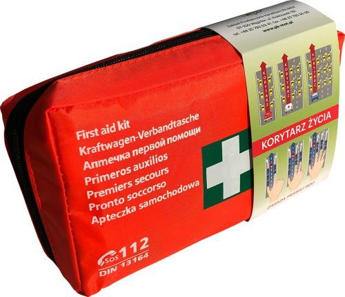 Ratujesz Apteczka samochodowa DIN 13164 z wyposażeniem pomarańczowa