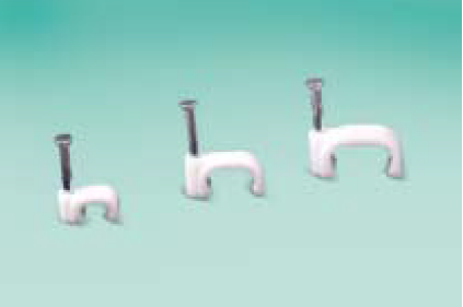 Trytyt Uchwyt kablowy z gwoździem typu flop P12/6 12x9,0x6,1mm 100szt. - FLOPP12/6