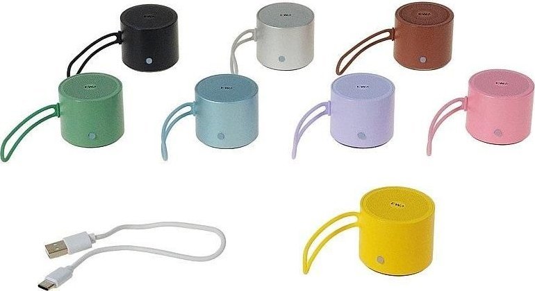 Głośnik metalowy 4,6x4cm z kablem USB