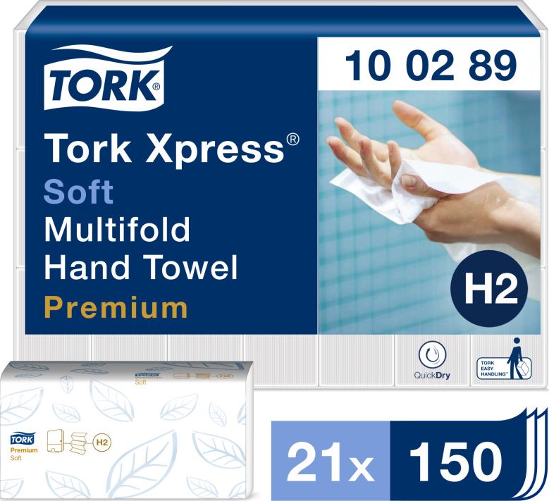 Tork Xpress - Miękki ręcznik w składce trójpanelowej - Premium