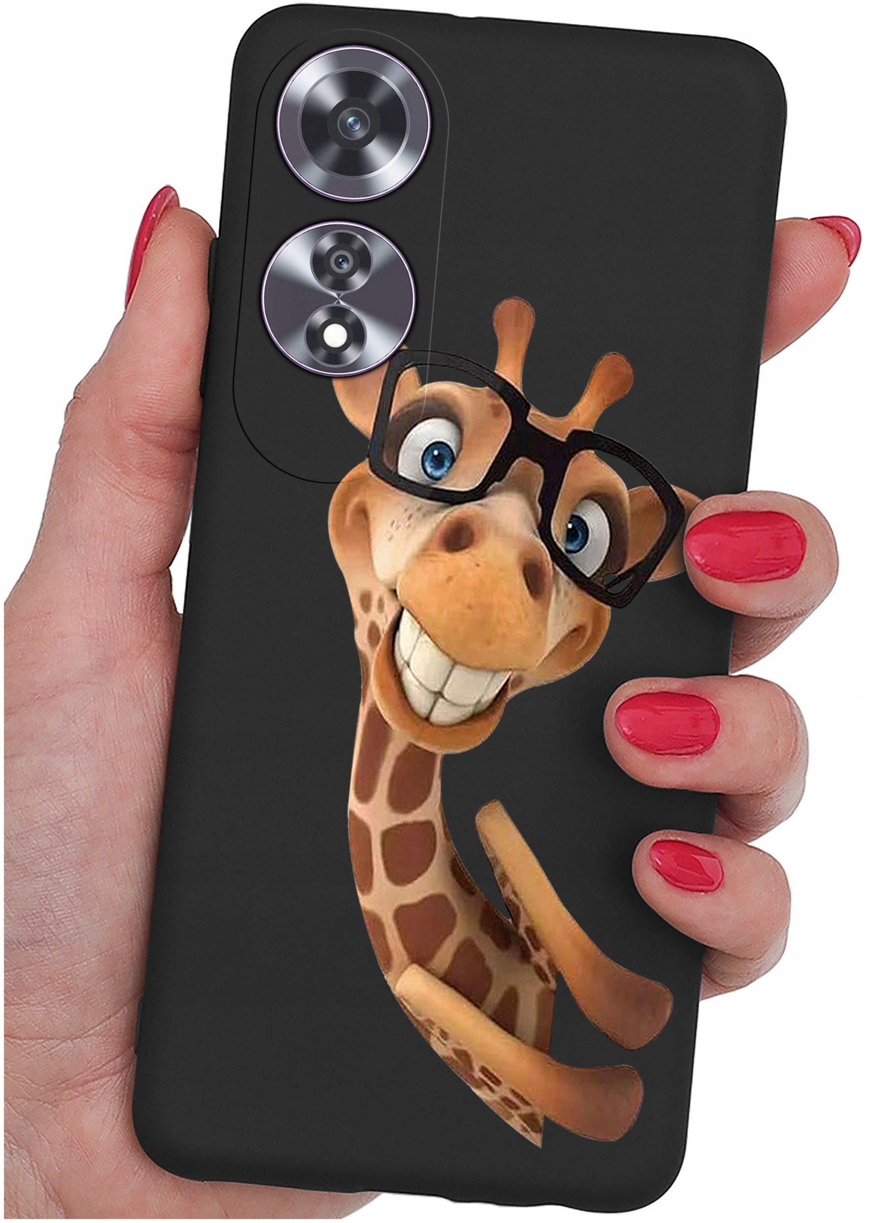 Etui do Oppo A60 4G WZORY |SILIKONOWE MATT CASE + SZKŁO 9H