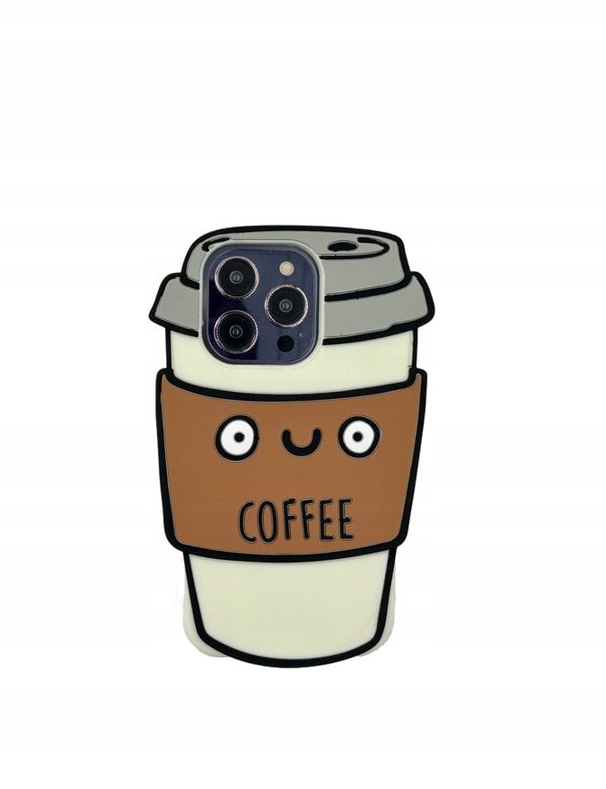 ETUI CASE 3D CAFFFE LATTE IPHONE 14