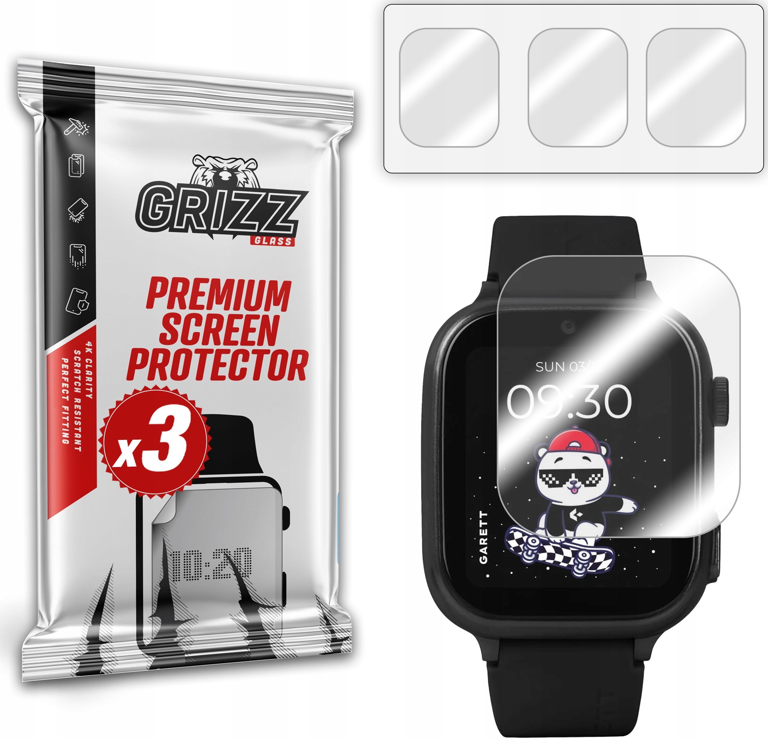 Folia hydrożelowa GrizzGlass Hydrofilm do Garett Kids Cute 2 4G