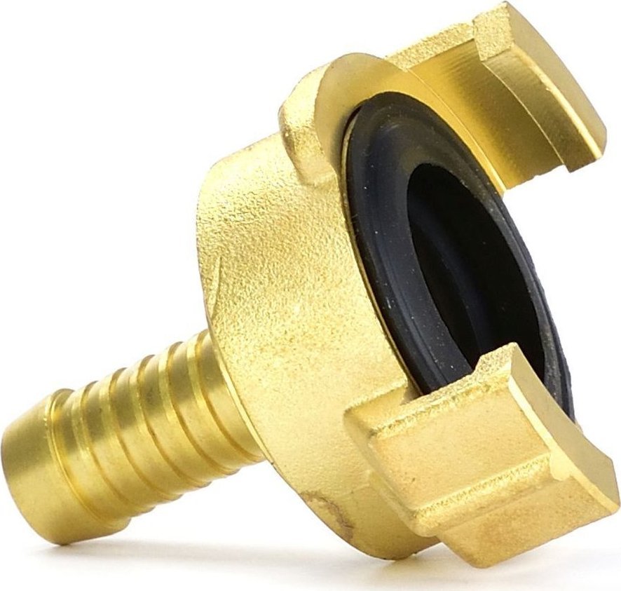 Geko Złącze kłowe mosiężne kompatybilne z GEKA – 360° obrotowe 1/2” (12/96)