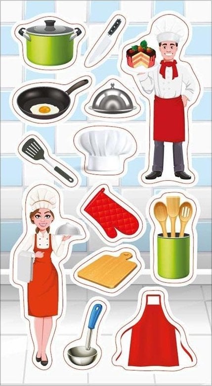 Incood Naklejki Kucharz