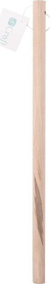 Drążek drewniany do makramy naturalny Fi 15x30cm