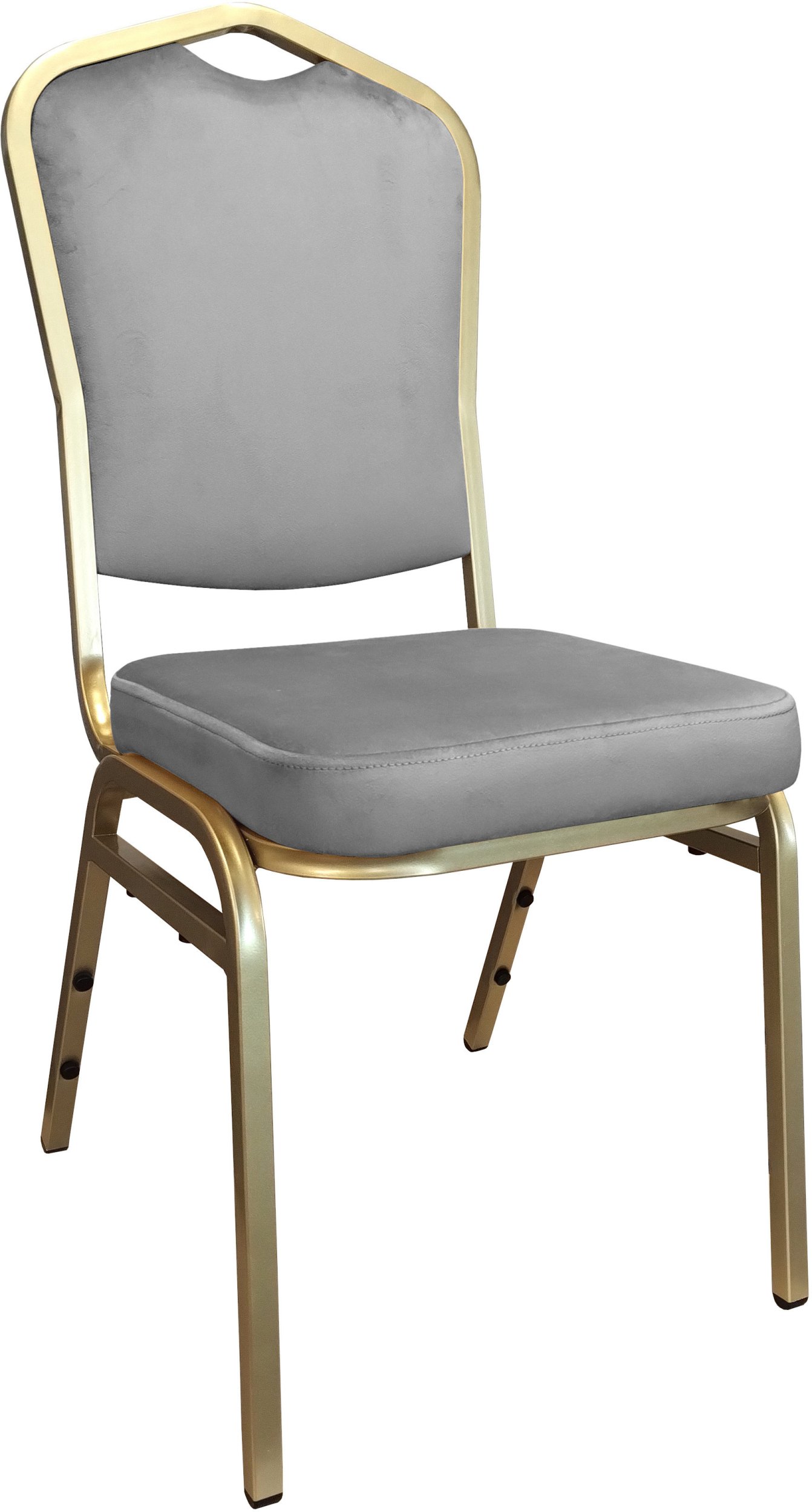 Krzesło Vega bankietowe konferencyjne stelaż złoty MG17