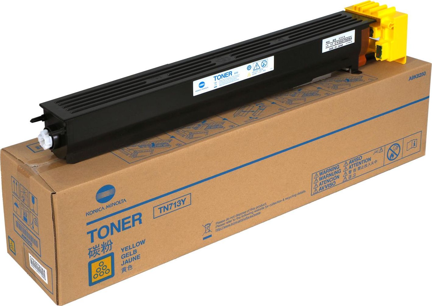 Toner Konica Minolta TN-713 Yellow Oryginał (194119)