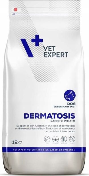 VetExpert 4T Veterinary Diet Dog Dermatosis Rabbit&Potato 12kg