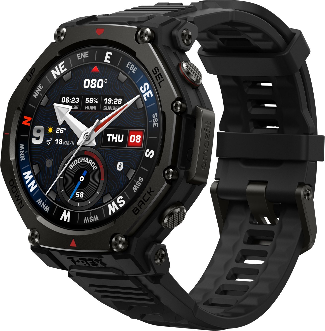 Amazfit T-Rex 3 Pro 44mm Tactical Black Smartwatch HYROX-Modus