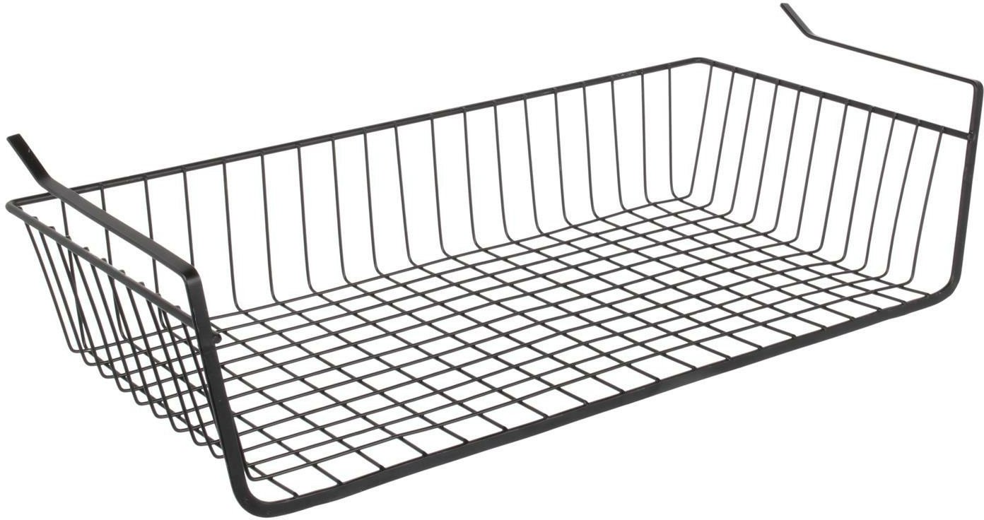 INTESI PODWIESZANY KOSZ PODPÓŁKOWY L CZARNY