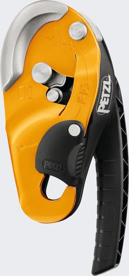 Petzl Przyrząd Zjazdowy Petzl Rig D021AA00 YELLOW