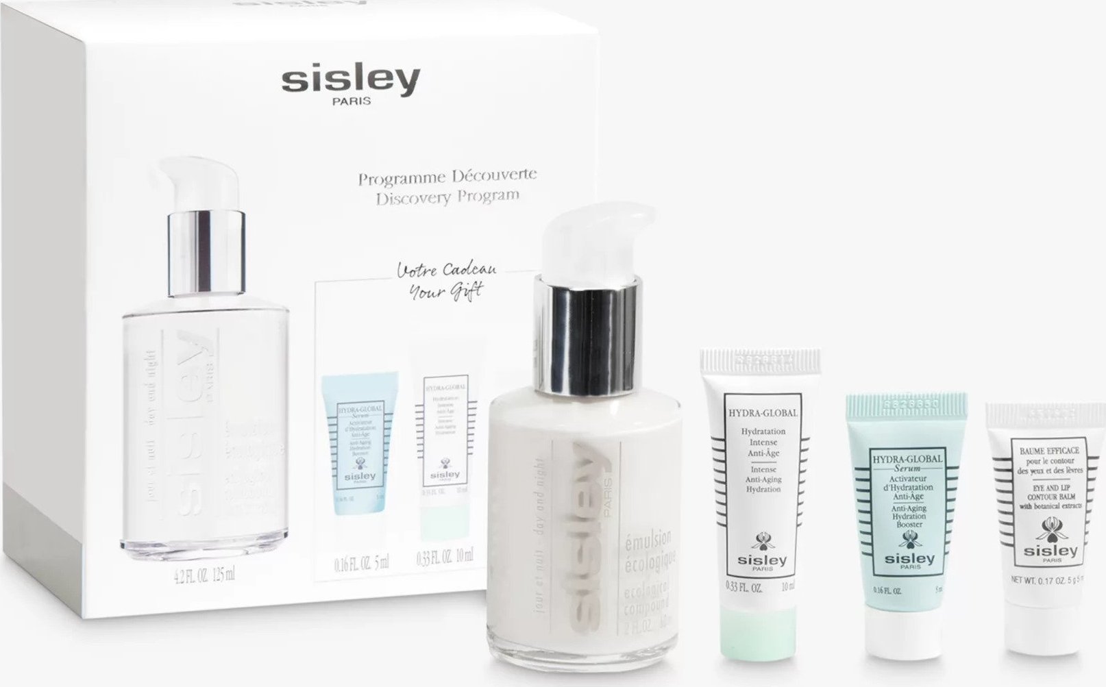 Sisley Discovery Program Set Sisley: Joy Ecological Compound, Emulsion, For Face, 125 ml + Joy Ecological Compound, Anti-Ageing, Day, Cream, For Face,
