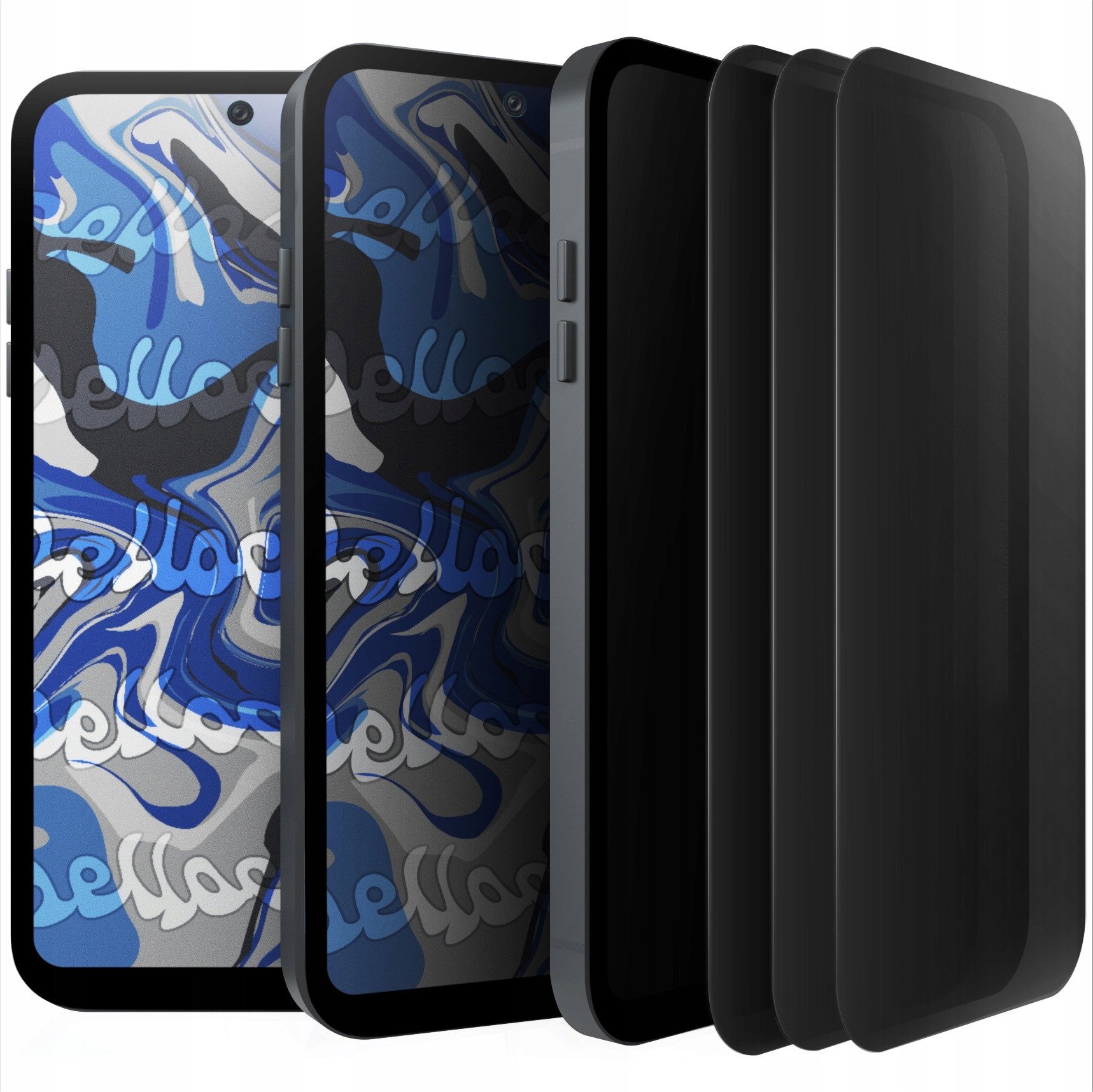 [3-pak] Szkło Hartowane Do Realme 11 Pro 5G (Curved, Antyszpiegowskie, 9H)