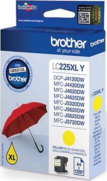 Tusz Brother Brother Tusz LC225XLY Yellow 1,5K