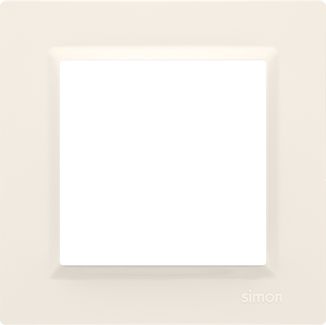 Kontakt-Simon 10 Ramka pojedyncza kremowa (CR1/41)