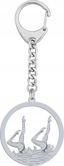 Radziszewska Jewellery Srebrny Brelok Pływanie Synchroniczne GRAWER