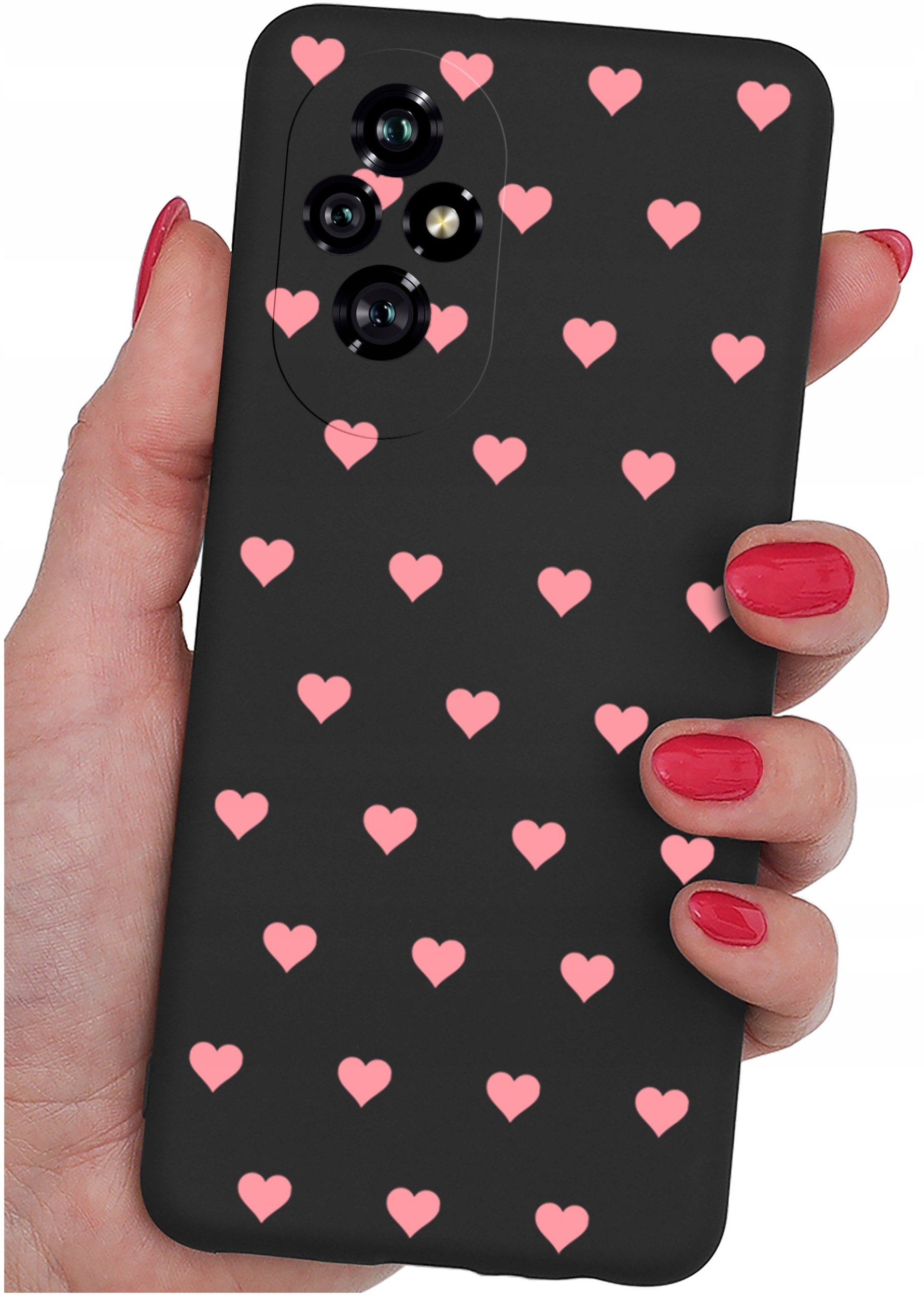 ETUI do Honor 200 5G | WZORY | SILIKONOWE MATT CASE + SZKŁO 9H