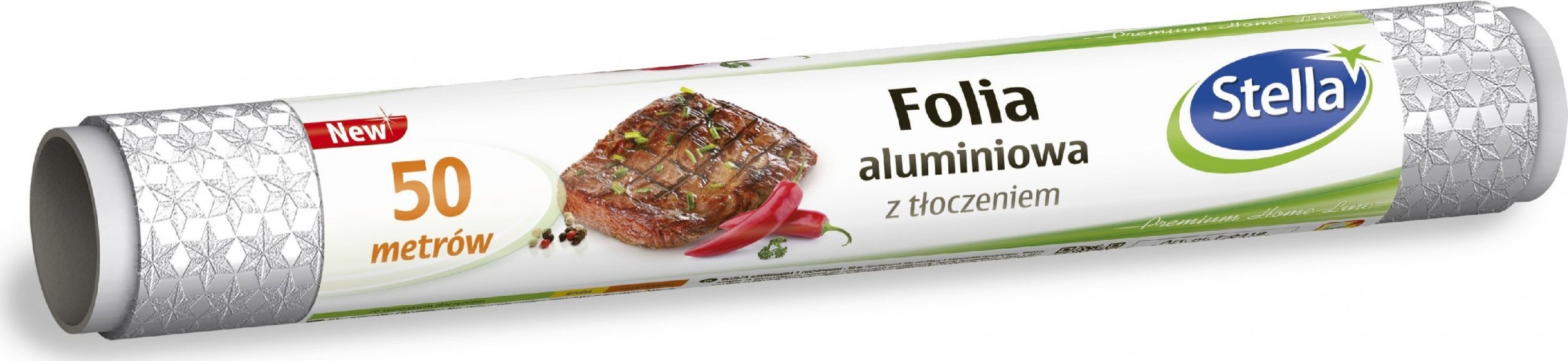 Stella STELLA Folia aluminiowa z tłoczeniem - 50m 1szt