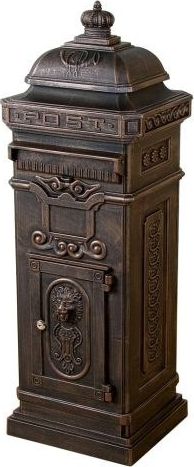 Tuin Skrzynka na listy antyczny mosiądz