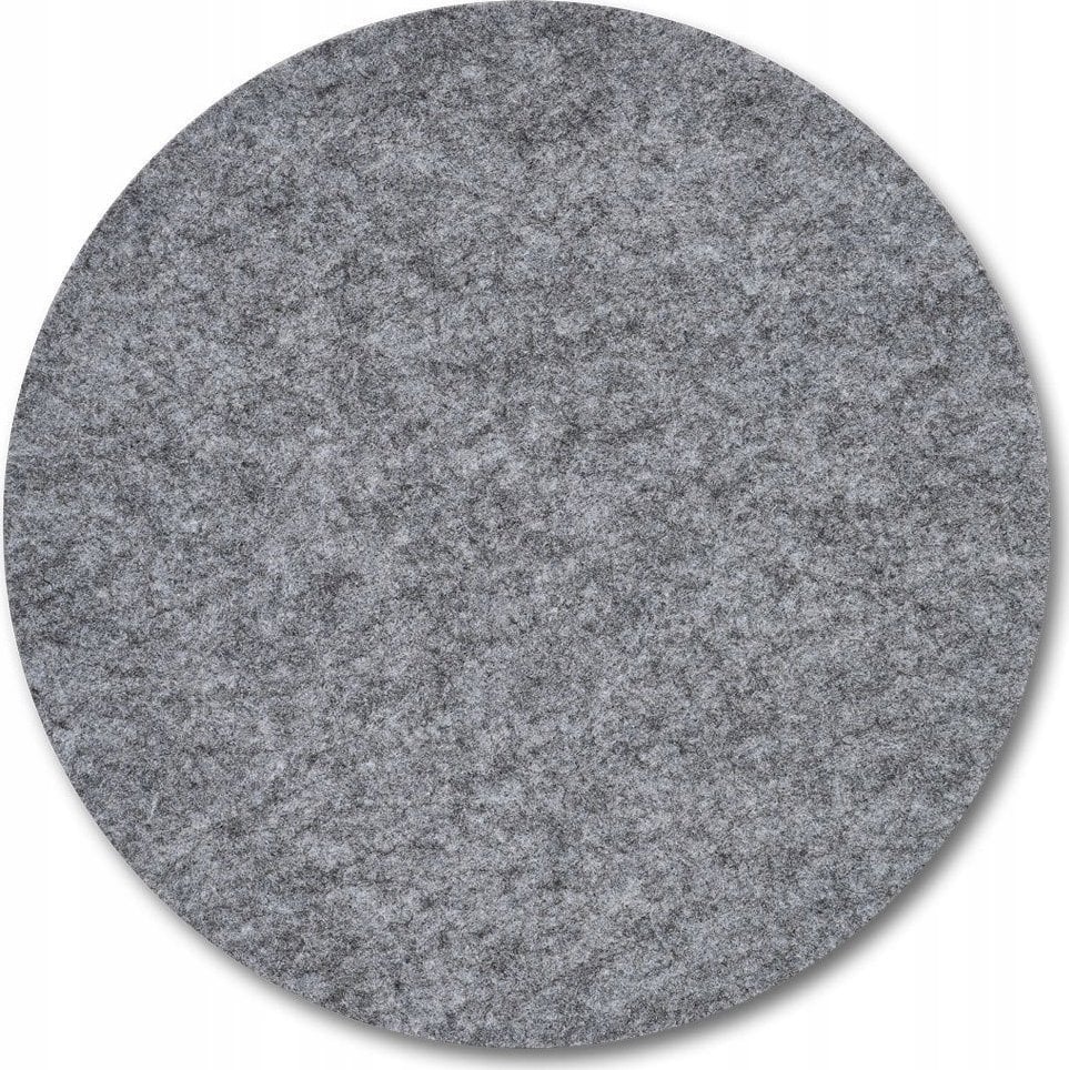 Zeller Podkładka filcowa na stół, Ø 38 cm, jasnoszara, ZELLER