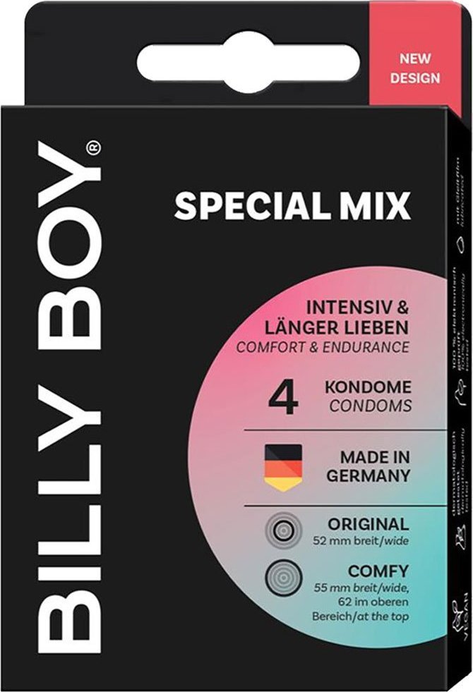 Billy Boy condoms Special Mix 4pcs