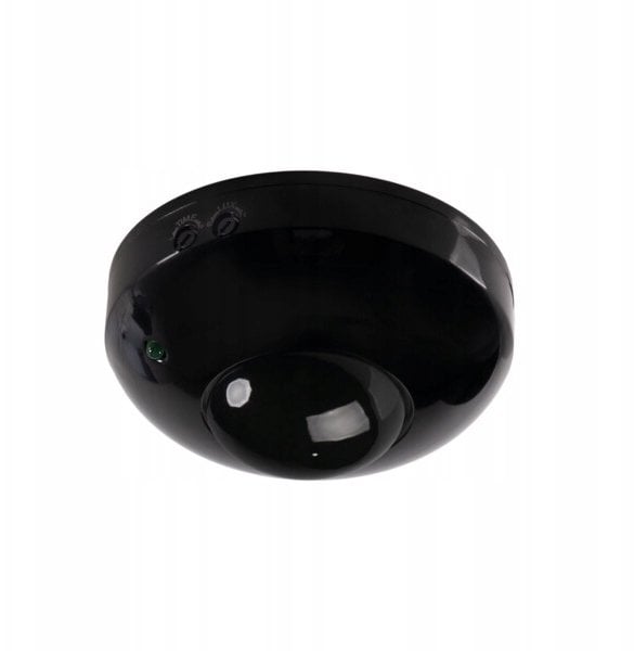 Kanlux Czujnik ruchu PIR ZONA JQ-37-B/B 1200VA Ø11,5 max 8,5m 360/120 st. IP20 IIkl. czarny natynkowy 37379