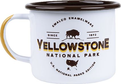 U.S. National Parks Kubek emaliowany ecru