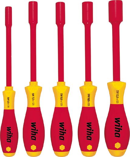 Wiha Zestaw wkrętaków SoftFinish electric płaski, Phillips 6-części (00833)